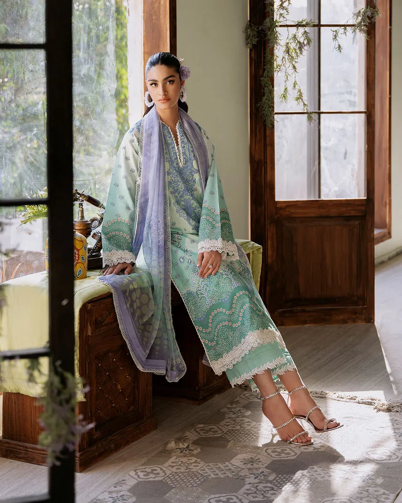 ROHEENAZ FLORA PRINTED LAWN | ELYSIUM