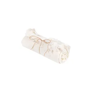 Rootz Linen Tablecloth - White Cover - Dining Linen - Luxurious Fabric - 150cm x 150cm x 1cm