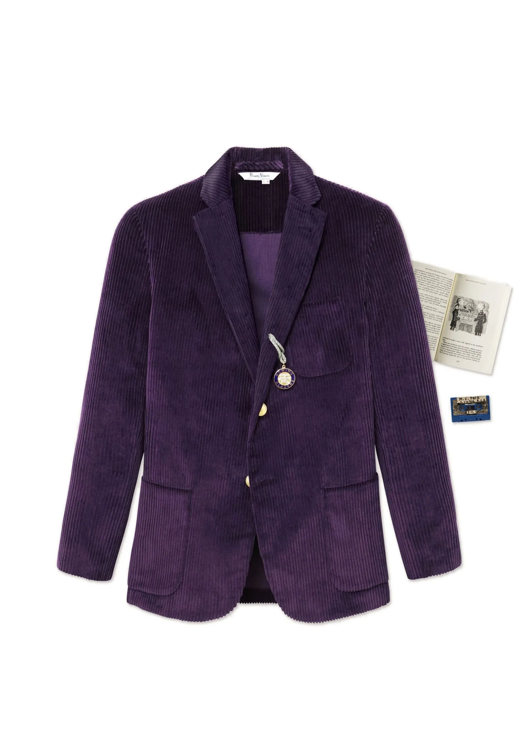 ROWING BLAZERS PURPLE CORDUROY JACKET