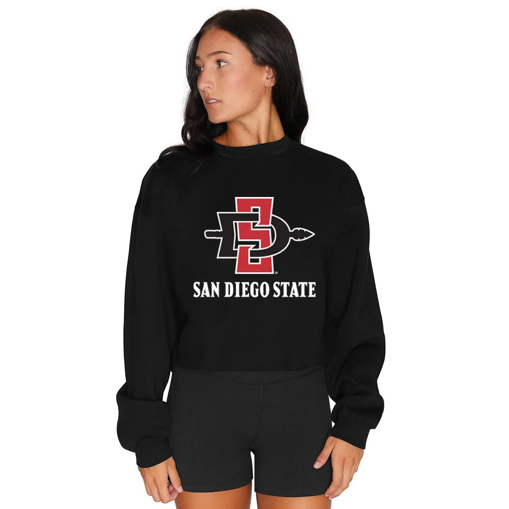 San Diego State Aztecs Black Crewneck
