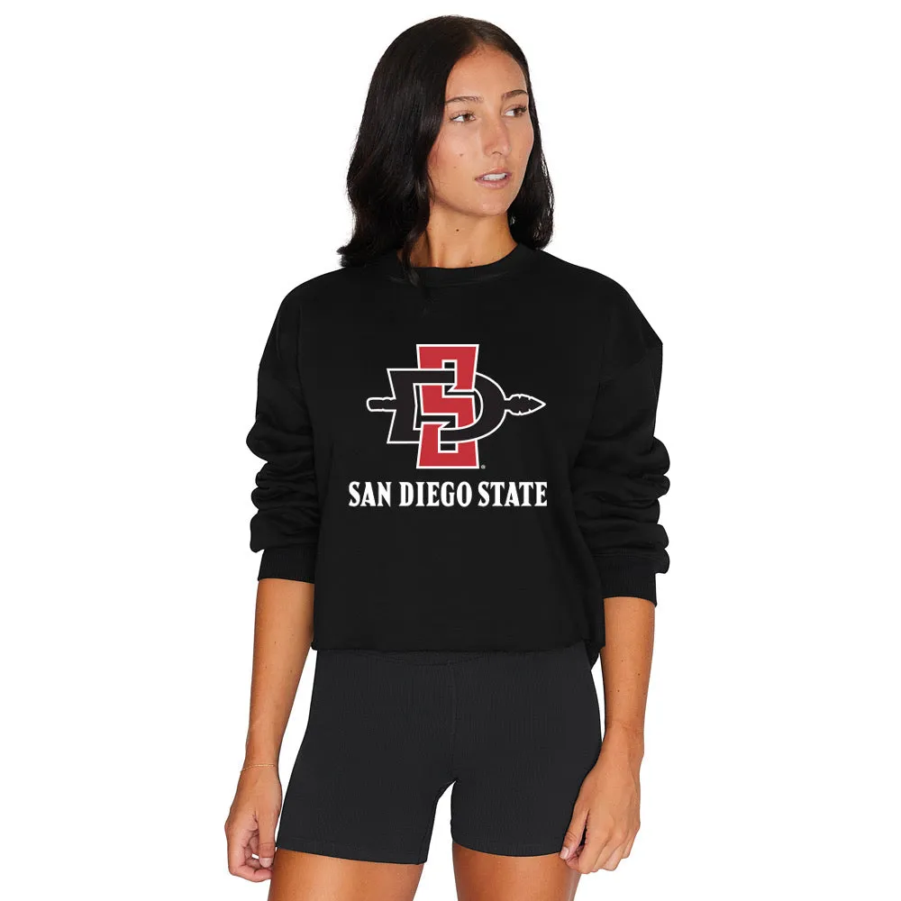 San Diego State Aztecs Black Crewneck