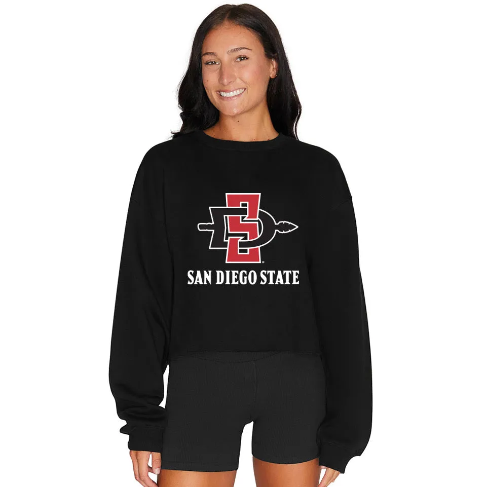 San Diego State Aztecs Black Crewneck