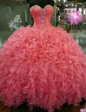Sexy Sweet 16 Dress Ball Gown Quinceanera Dresses Vintage Vestidos De 15 Anos Vestido Debutante Formal Party Gowns