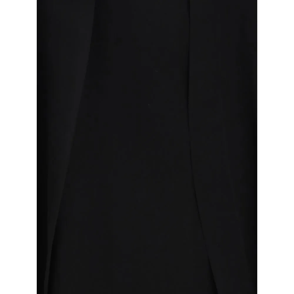 Silk crêpe midi Skirt