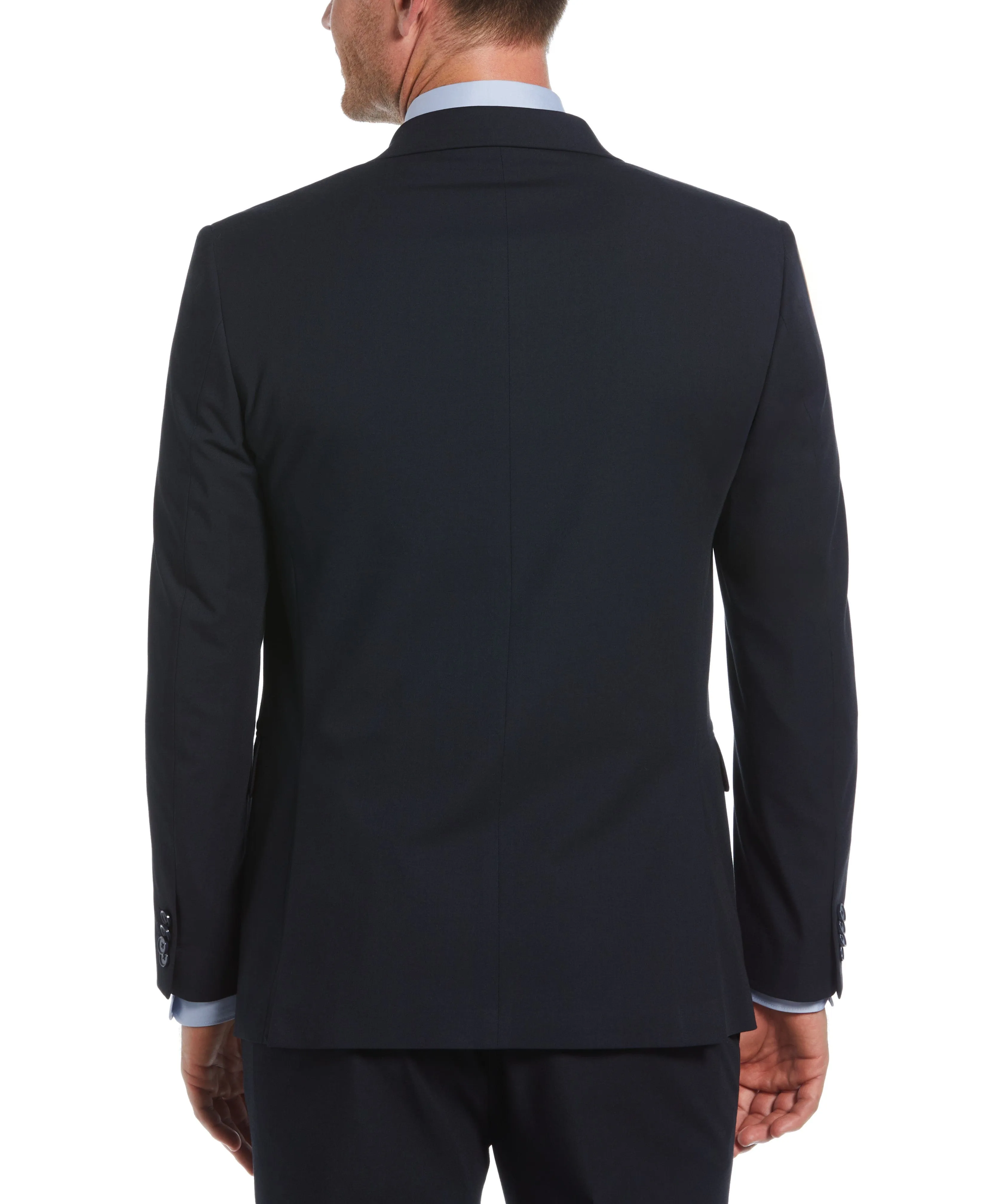 Slim Fit Double Breasted Peak Lapel Suit Jacket