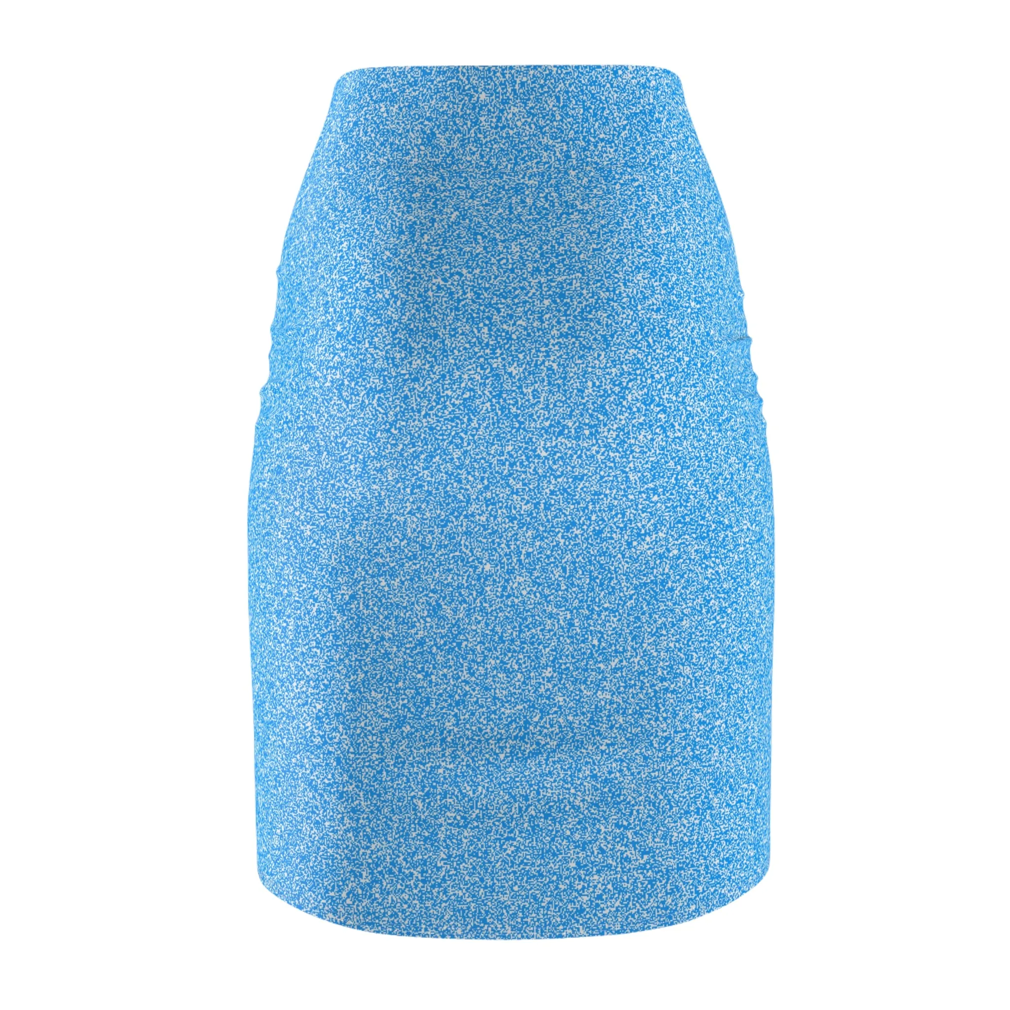 Speckled Blue Women's Pencil Skirt
