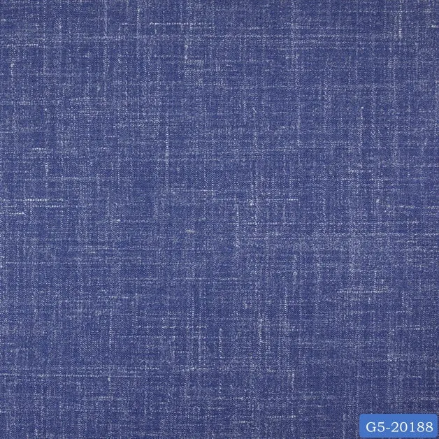 Steel Blue Linen Plain Suit