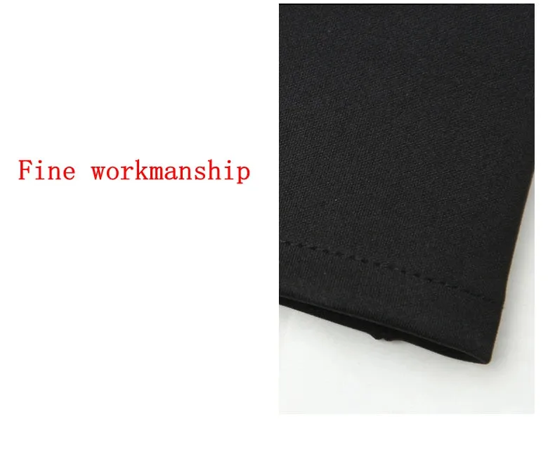 Stretch Pencil Skirts for Women, Office Lady, Formal Black Midi Skirts, Elegant Female Package Hip Skirts, Spring and Autumn