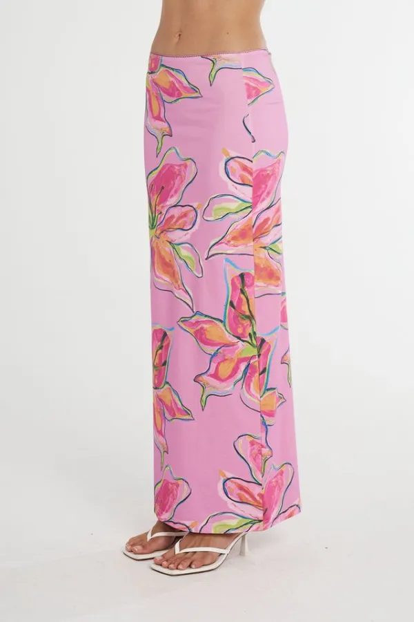 Summi Maxi Skirt Lilac Lily