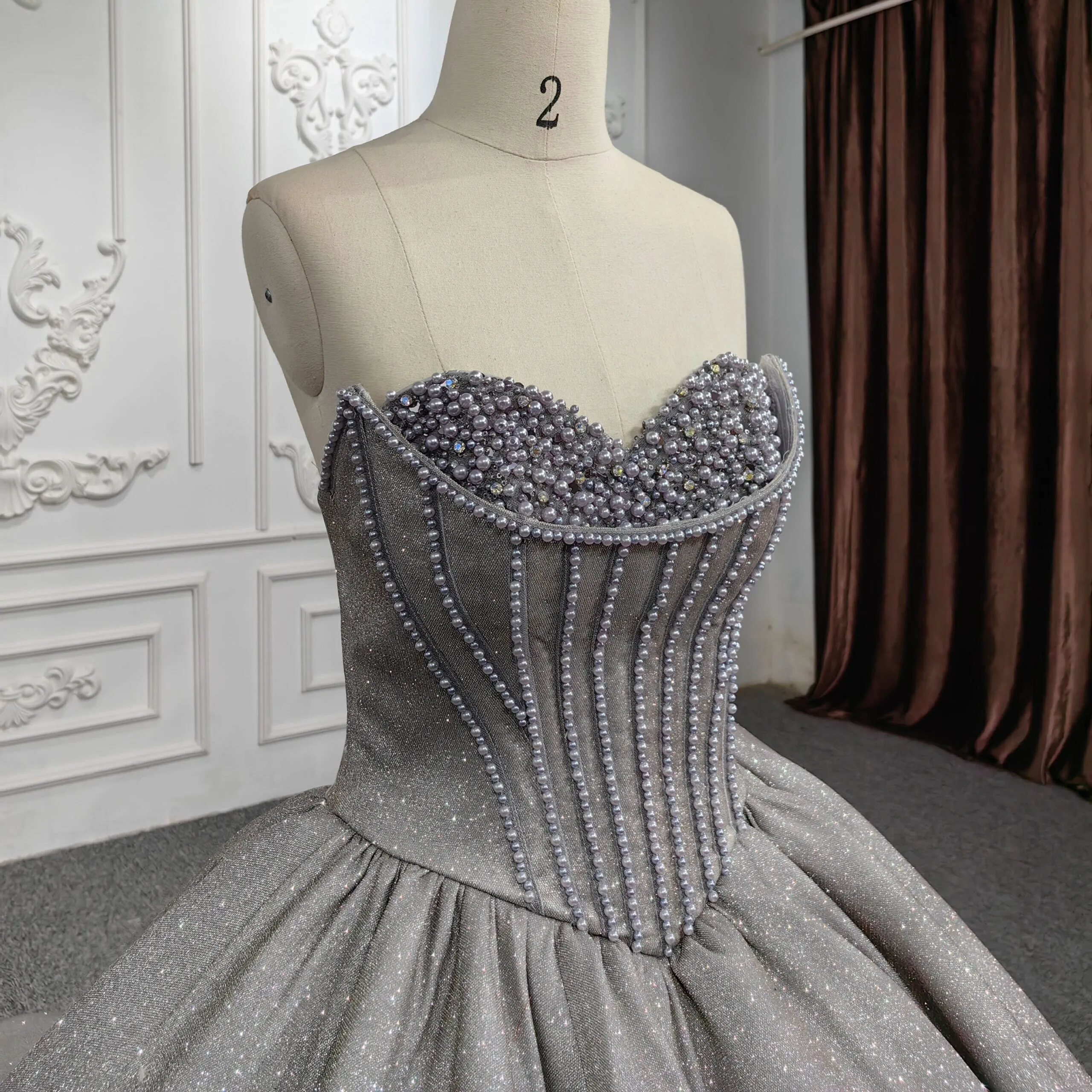 Sweetheart Sparkle Black Silver