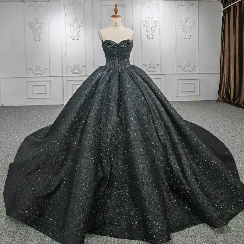Sweetheart Sparkle Black Silver