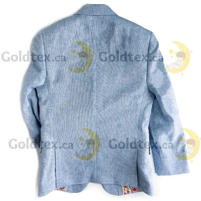 Tallia Formal Wear Boys Linen & Cotton Blaser