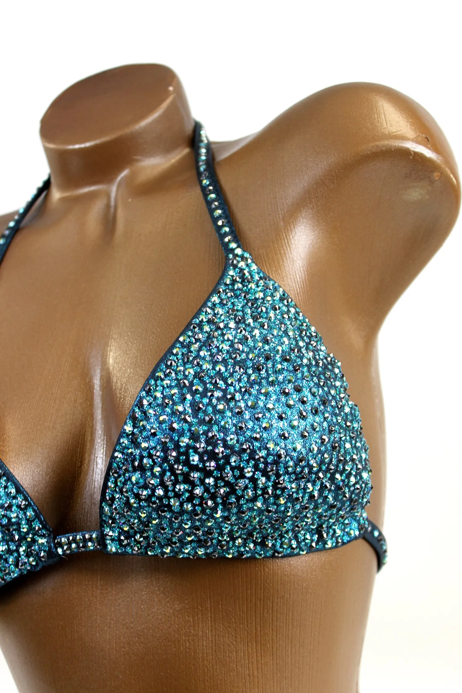 Teal AB Figure Competition Suit