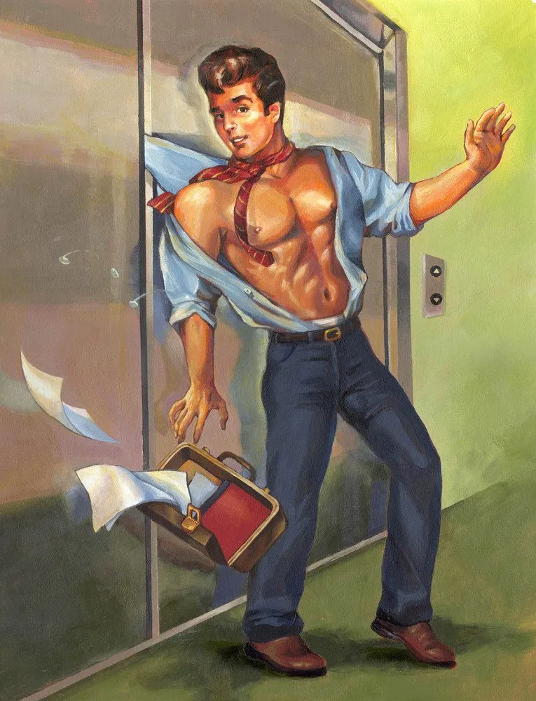 The Elevator Incident print