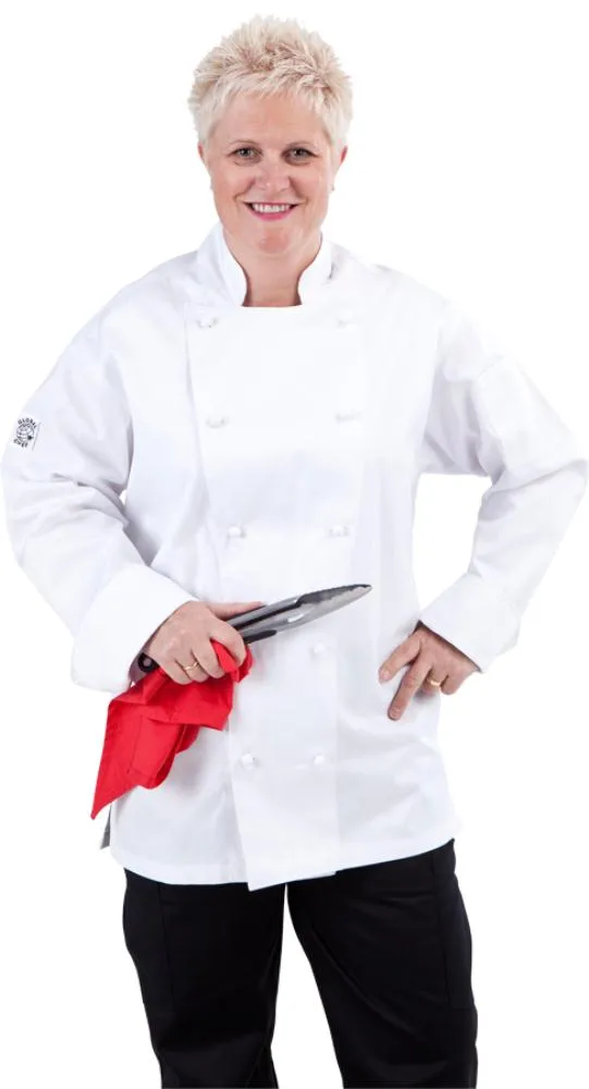 Traditional White Long Sleeve Chef Jacket