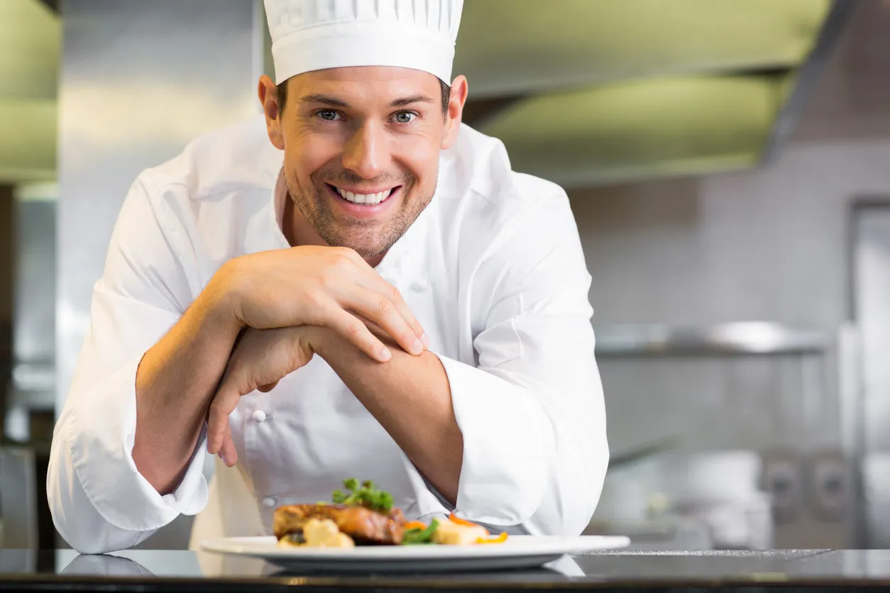Traditional White Long Sleeve Chef Jacket