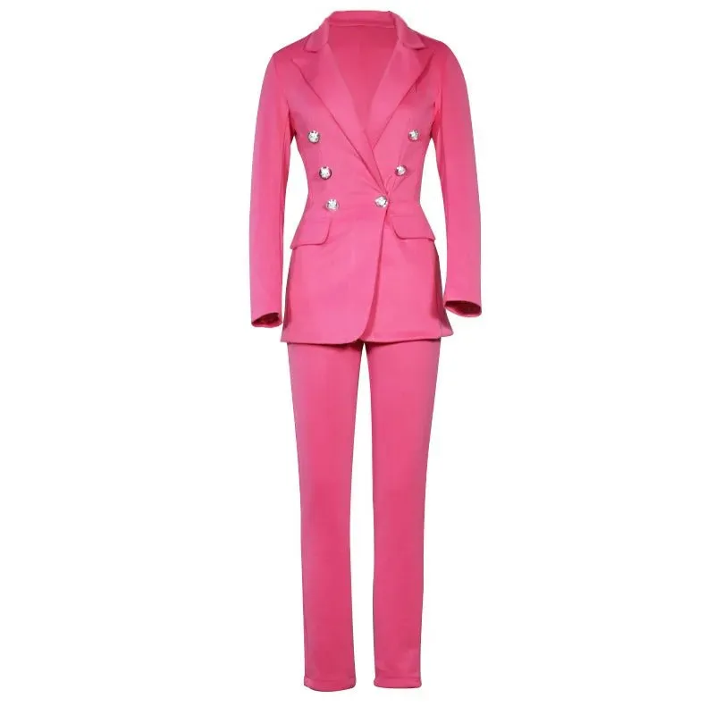 Two Piece Formal Blazers  Pants Suit