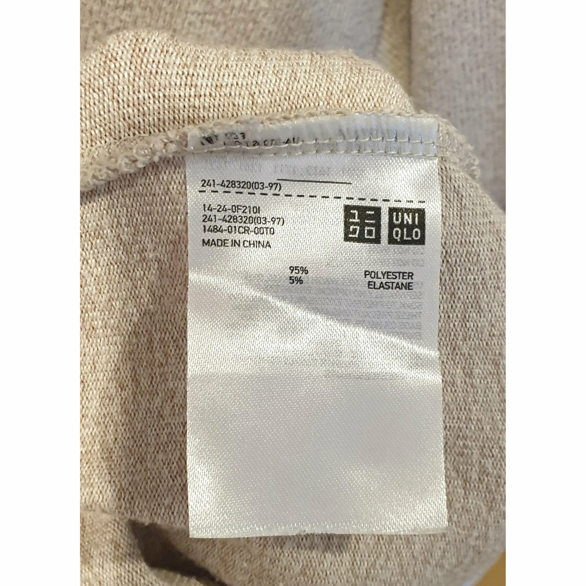 Uniqlo soft beige neutral jumper size M (best fits size 12)