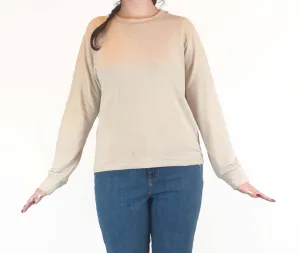 Uniqlo soft beige neutral jumper size M (best fits size 12)