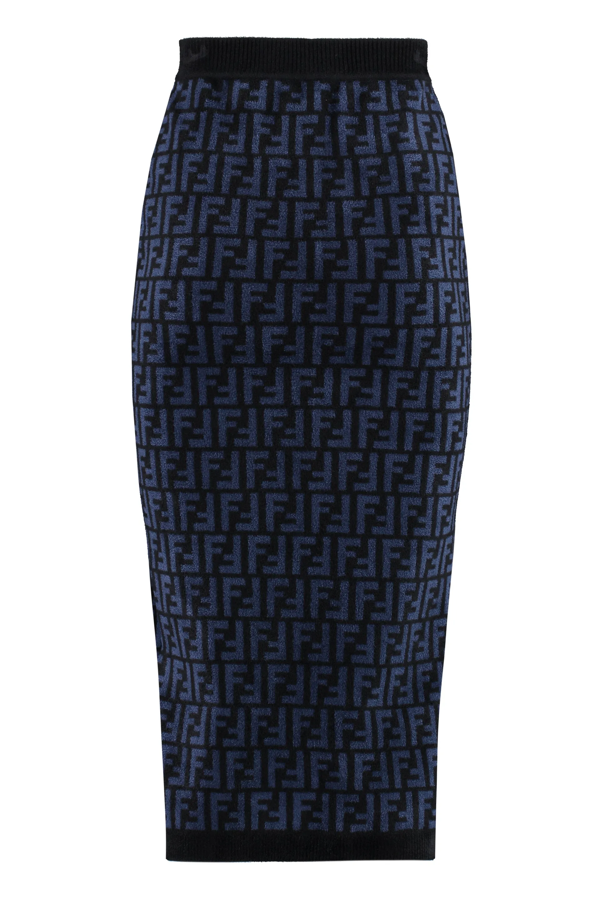 Velvet pencil skirt
