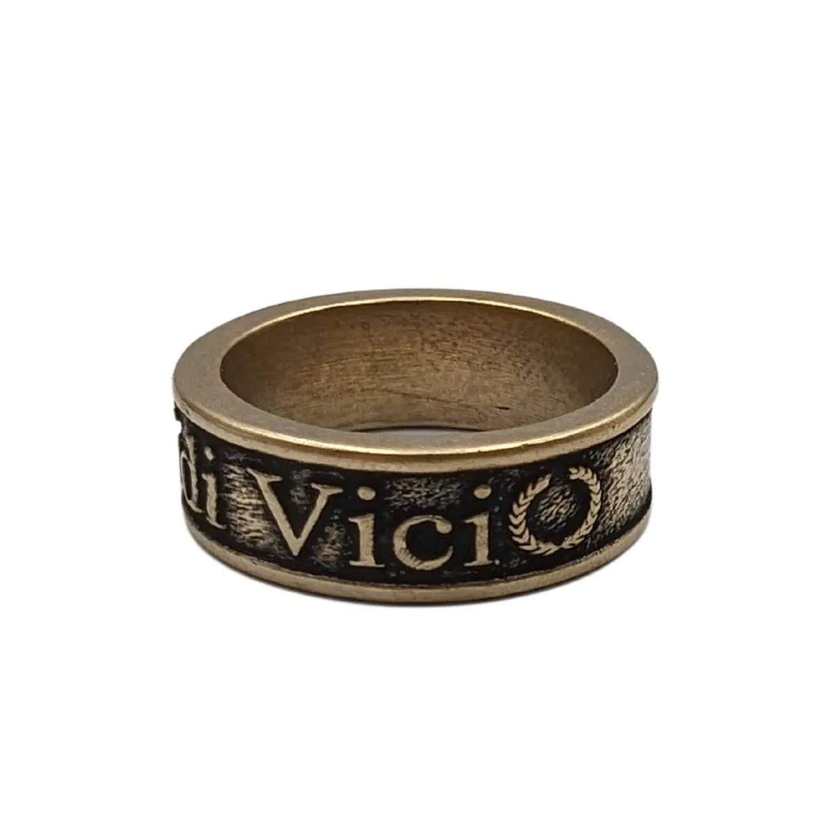 Veni Vidi Vici Roman bronze ring