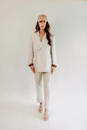 Women - Yacht Cream Boyfriend Double Breasted Jacket