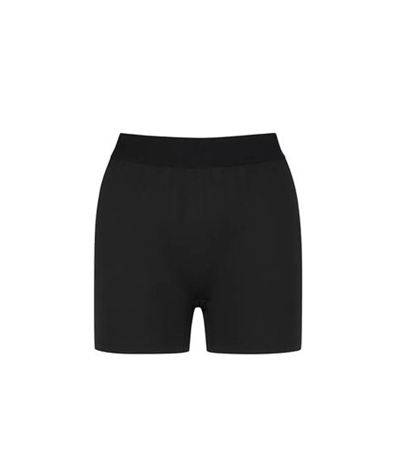 Women's Faux Leather A - Line SQ - Black