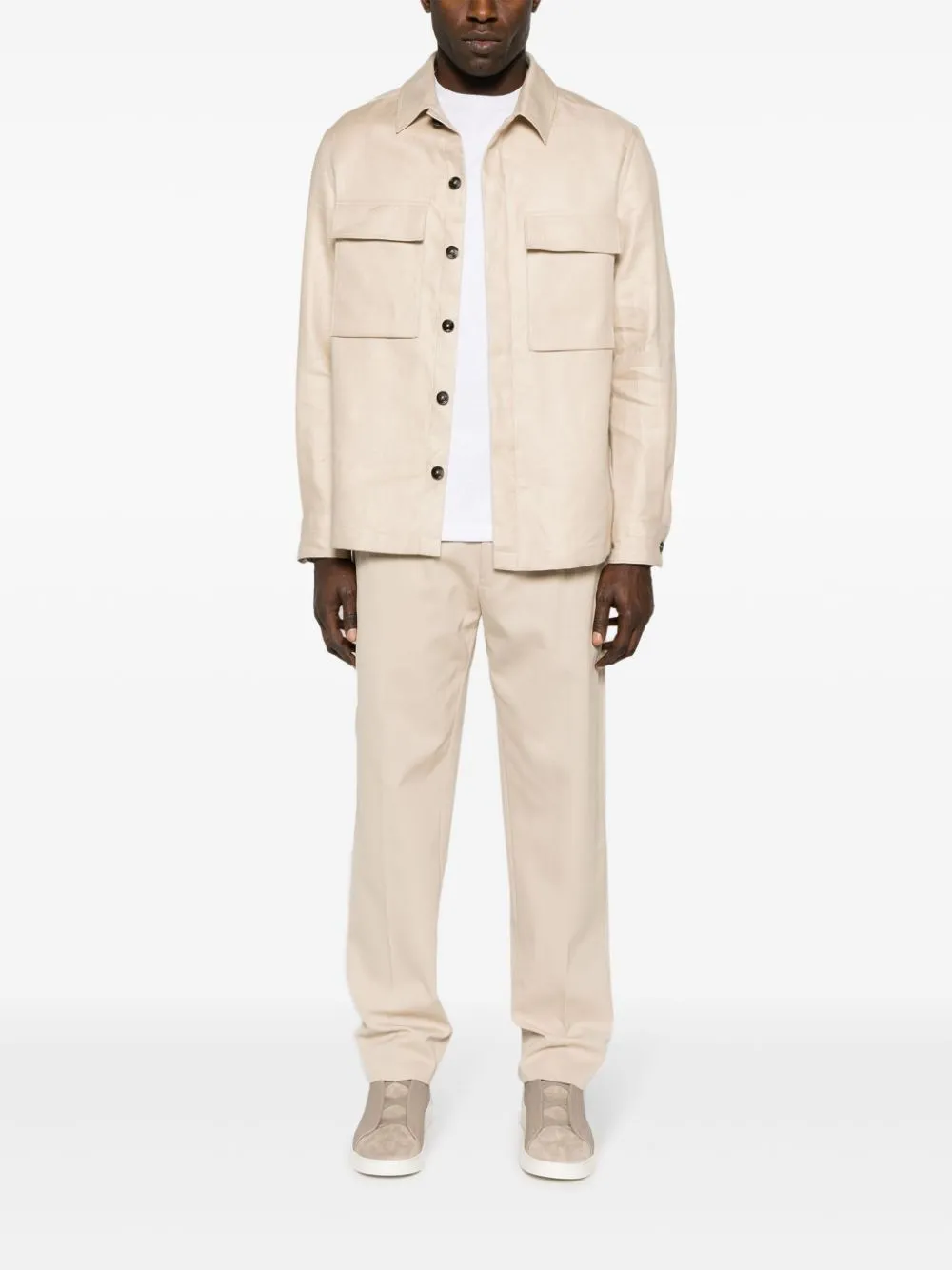 Zegna Tapered Tailored Trousers