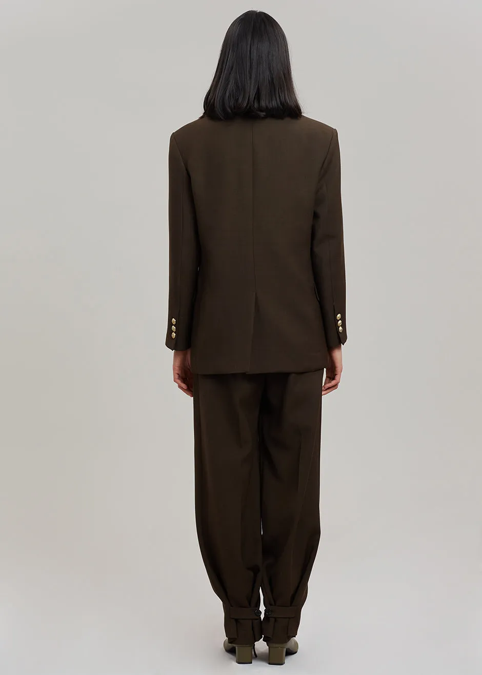 Zephyr Suit Trousers - Chocolate