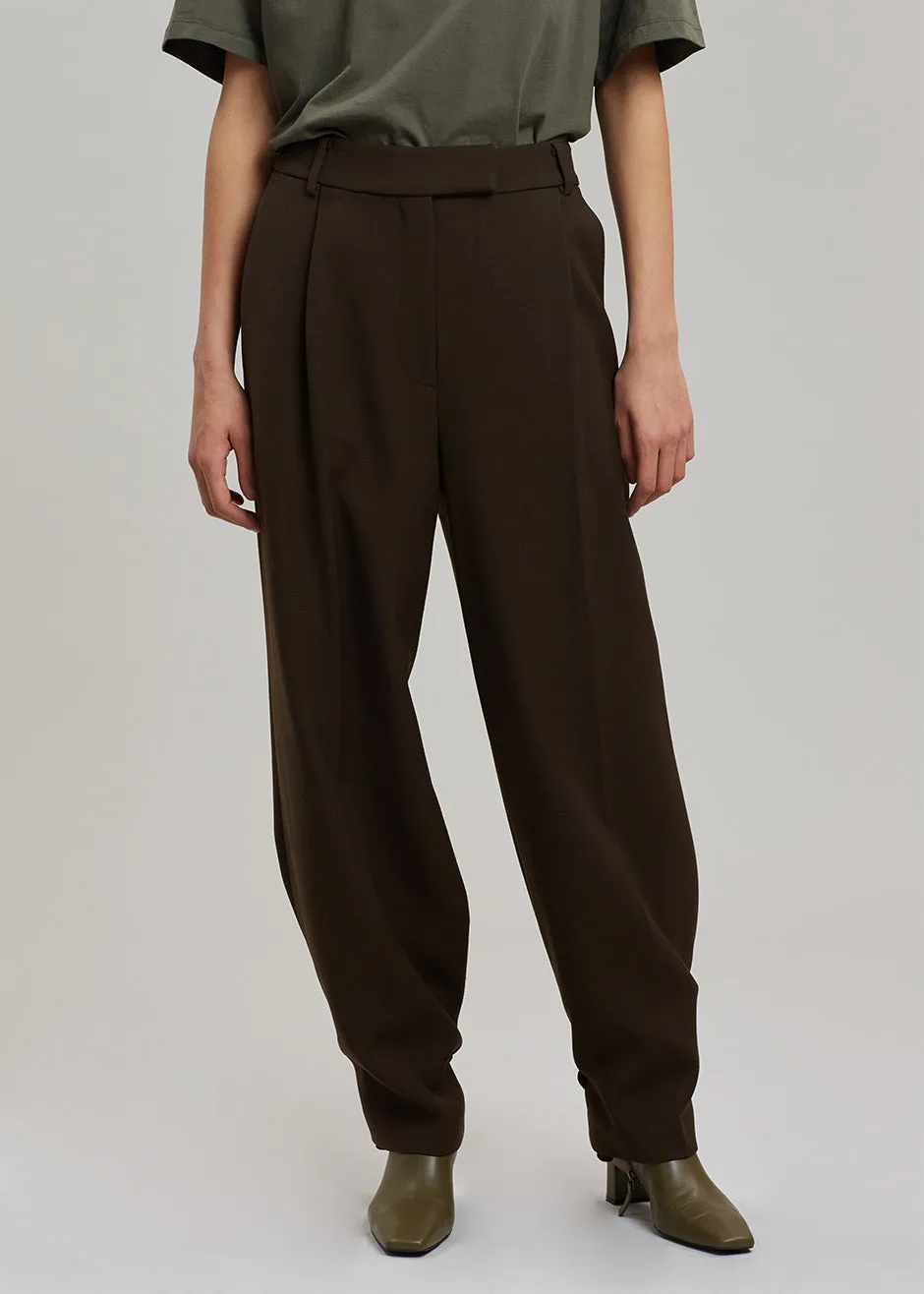 Zephyr Suit Trousers - Chocolate