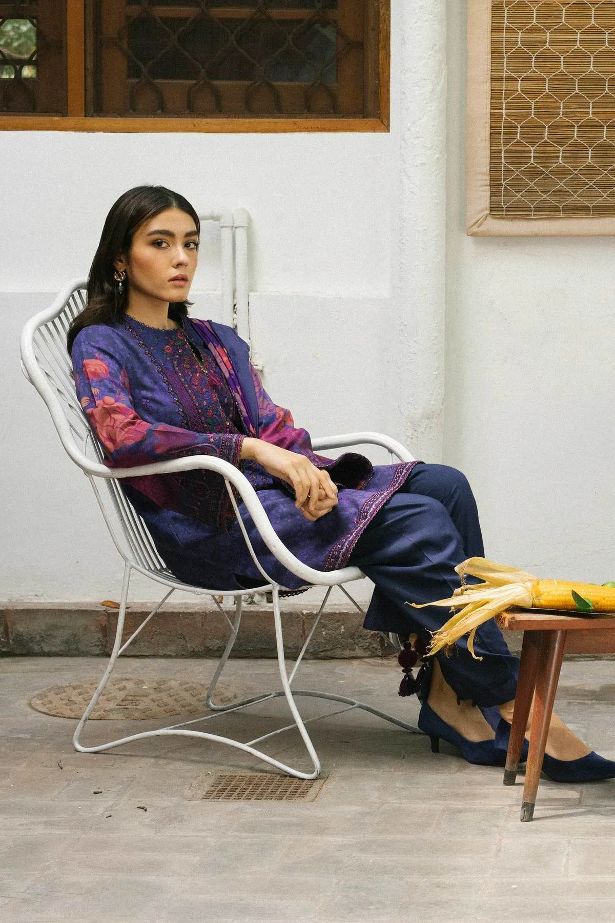 ZW21-4A |  Zara Shahjahan Coco Winter 2021 Collection | Unstitched Embroidered Linen Suits